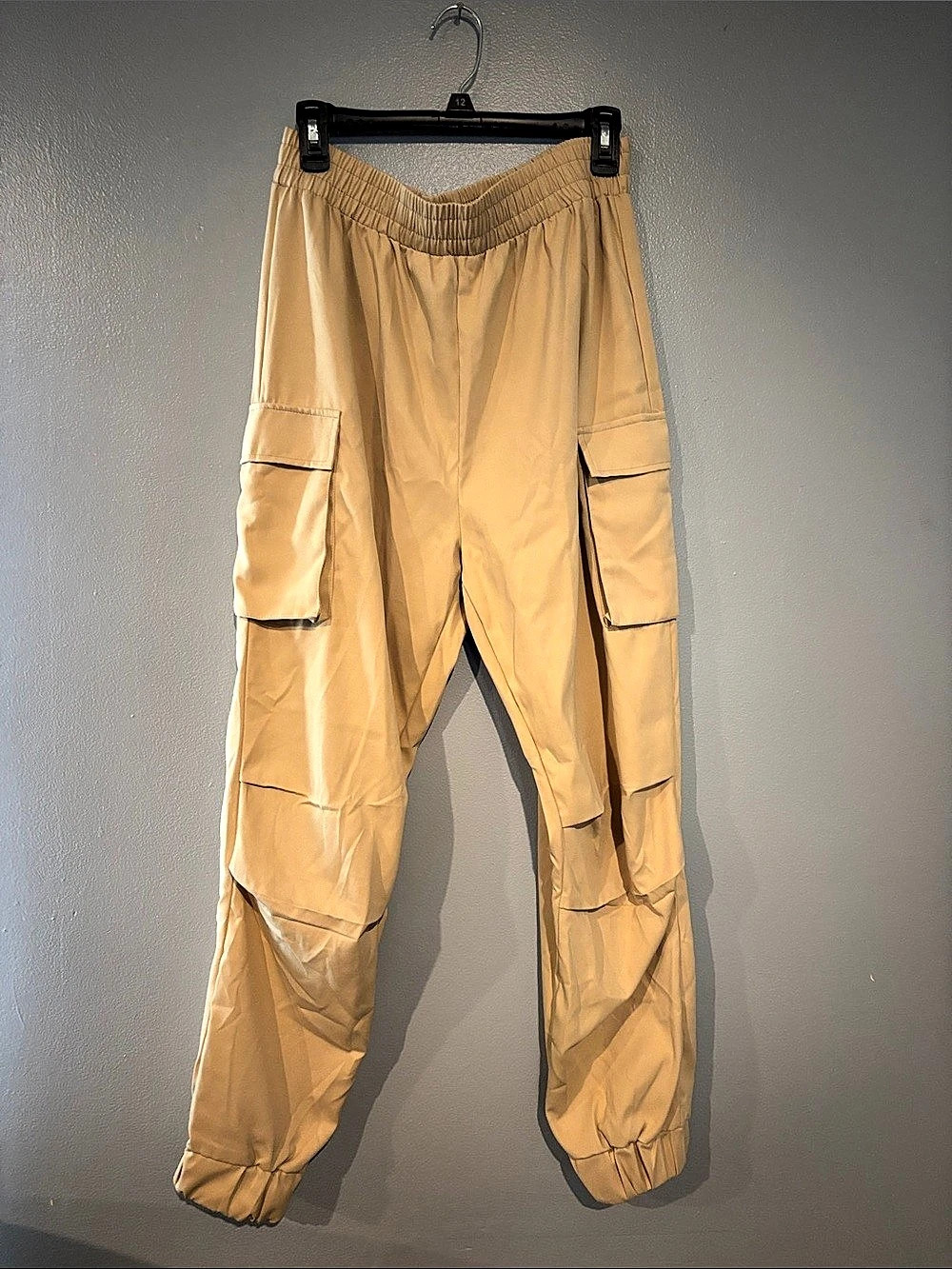 Cargo Jogger Pants in Orange